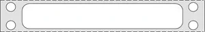 Label Dot Matrix Paper Removable 2 3/4 " X 7/16" White 10000 Per Case