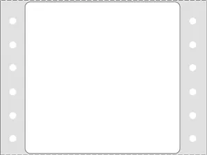 Label Dot Matrix Paper Removable 3" X 2 15/16" White 2500 Per Case