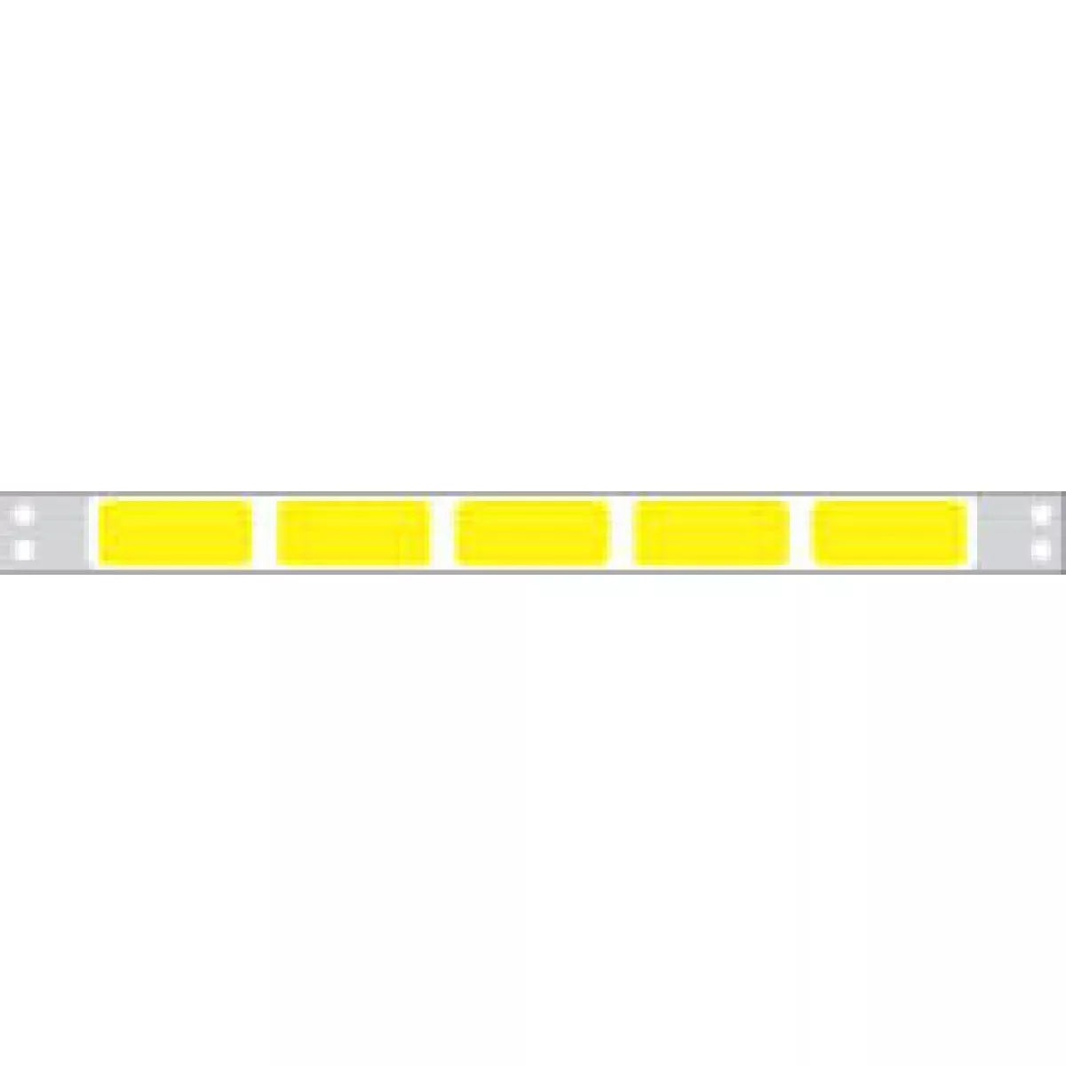 Label Dot Matrix Piggyback Paper Permanent 5 1 3/4" X 3/4" Yellow 25000 Per Case