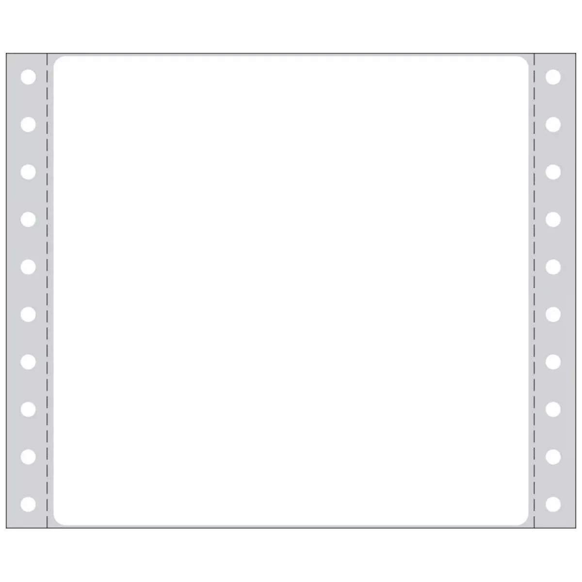 Label Mckesson/Hboc Dot Matrix Paper Permanent 5" X 4 15/16" White 2500 Per Box