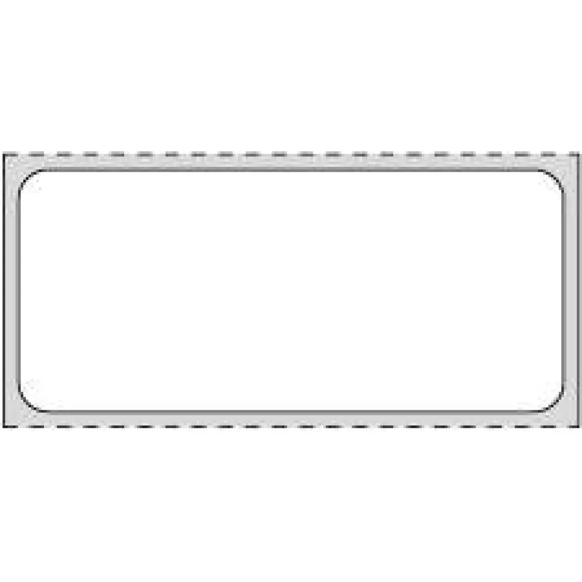 Label Paper Permanent 1" Core 2 1/4" X 1 White 1000 Per Roll