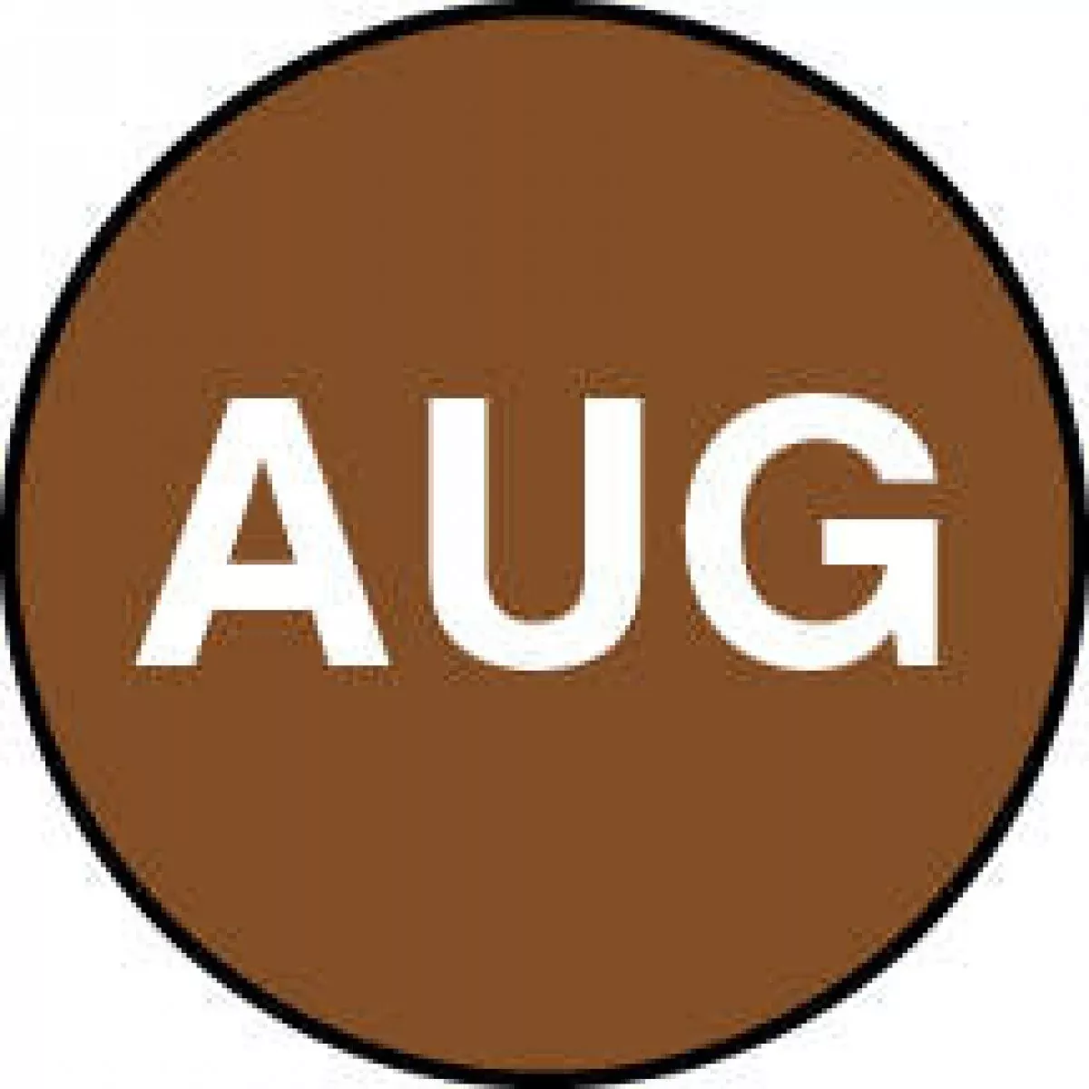 Label Paper Permanent Aug Brown 1000 Per Roll