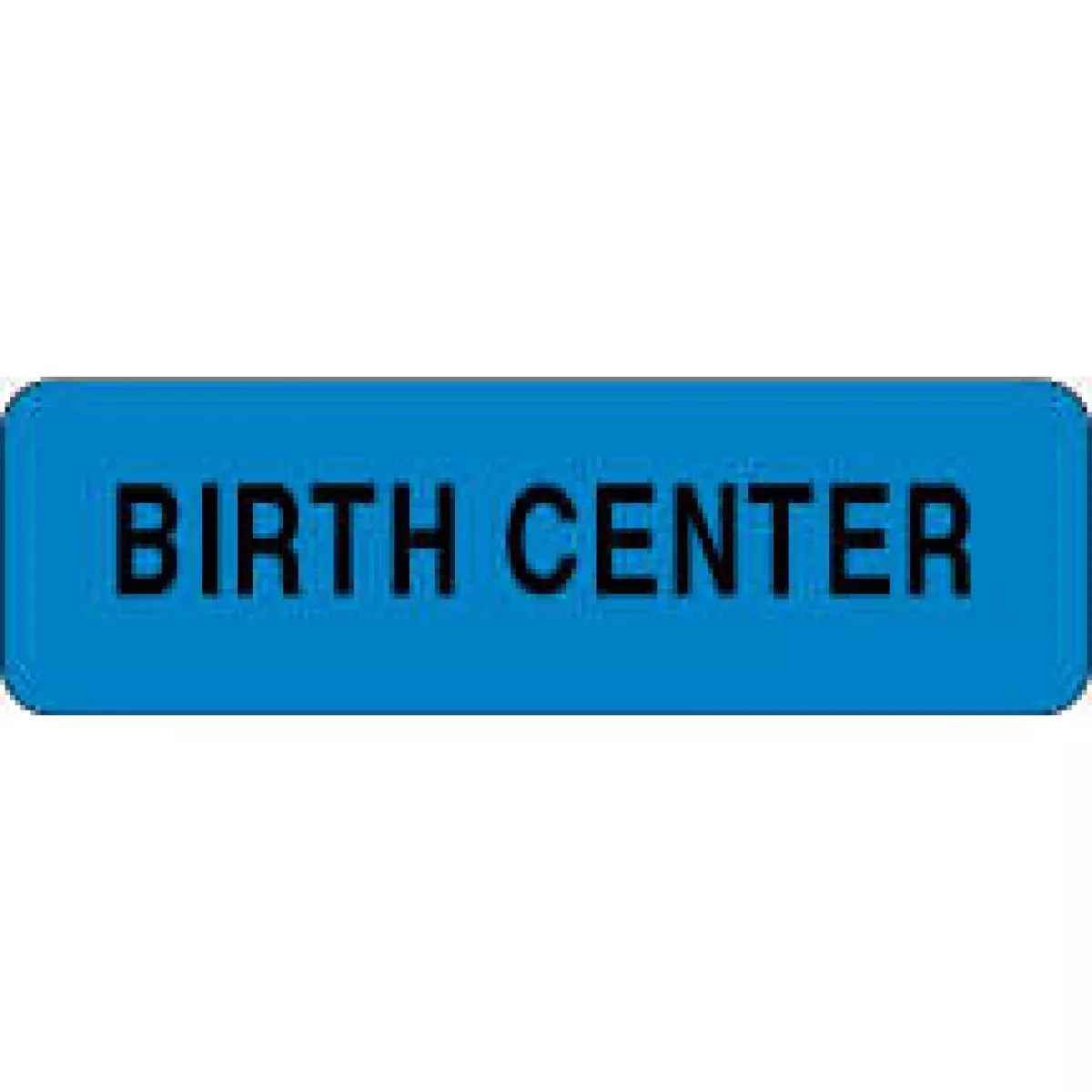 Label Paper Permanent Birth Center 2 7/8" X 7/8" Blue 1000 Per Roll