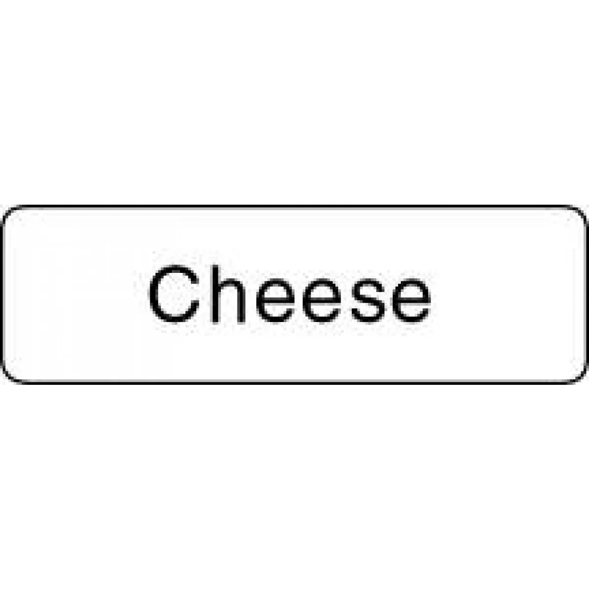 Label Paper Permanent Cheese 1 1/4" X 3/8" White 1000 Per Roll