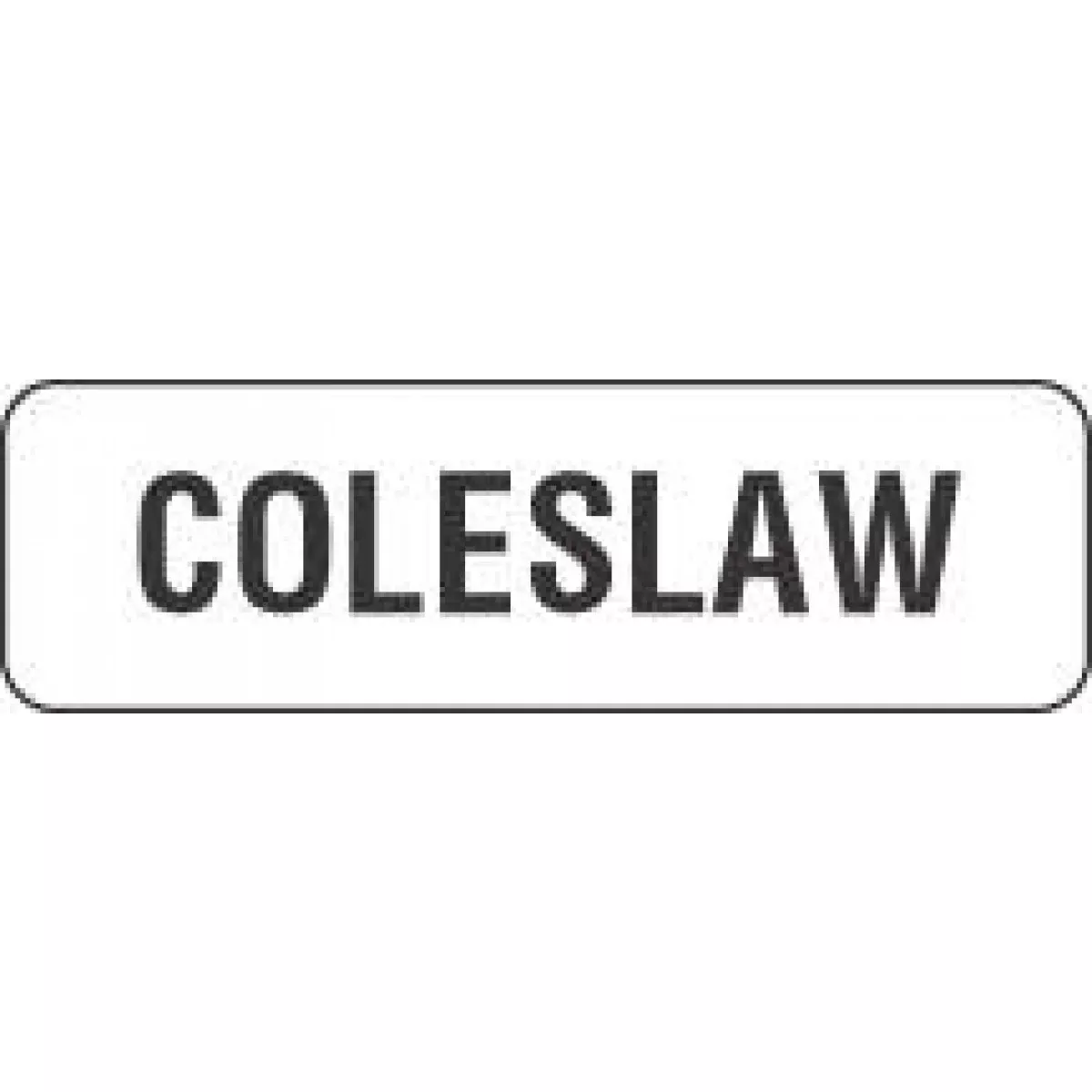 Label Paper Permanent Coleslaw 1 1/4" X 3/8" White 1000 Per Roll