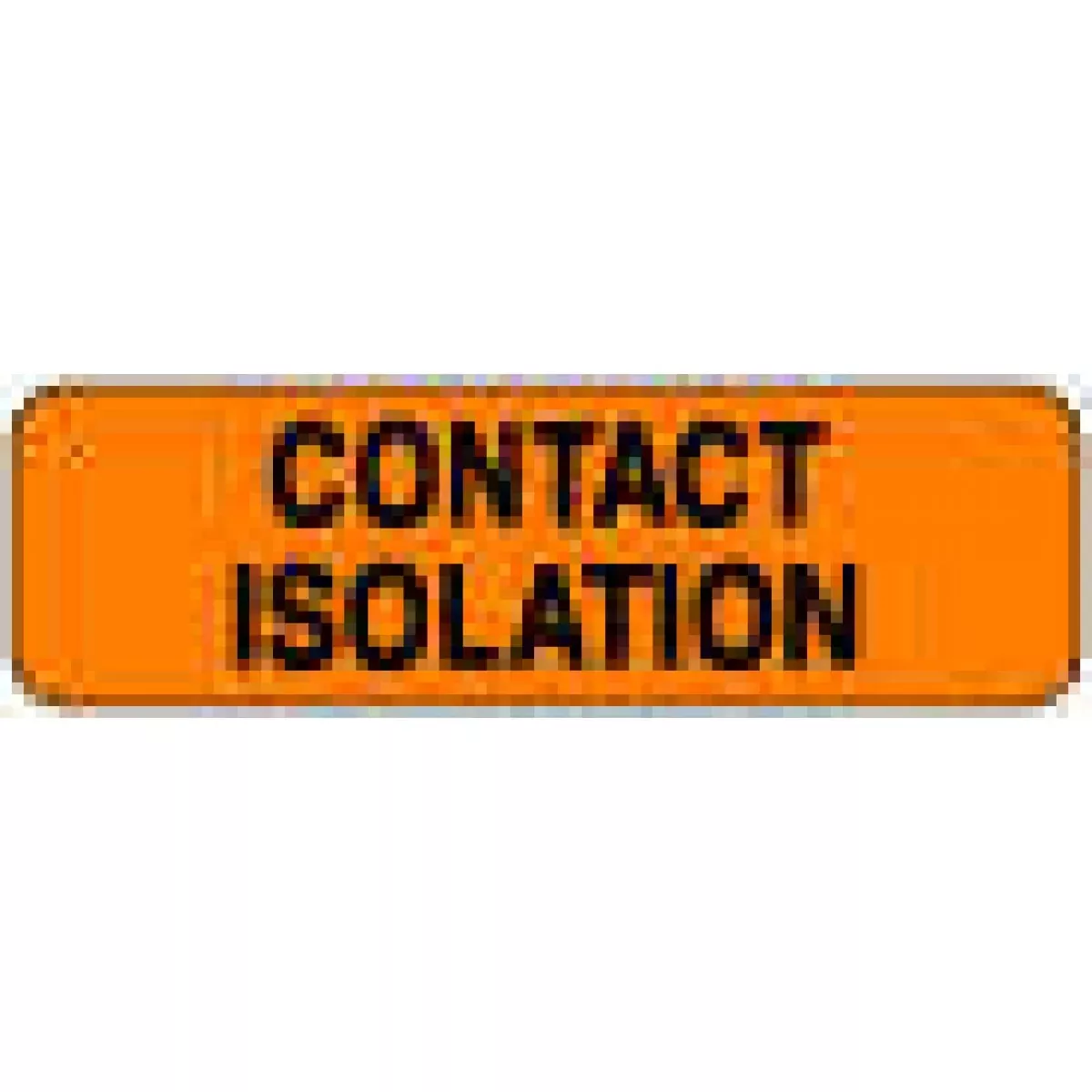 Label Paper Permanent Contact Isolation 1 1/4" X 3/8" Fl. Orange 1000 Per Roll