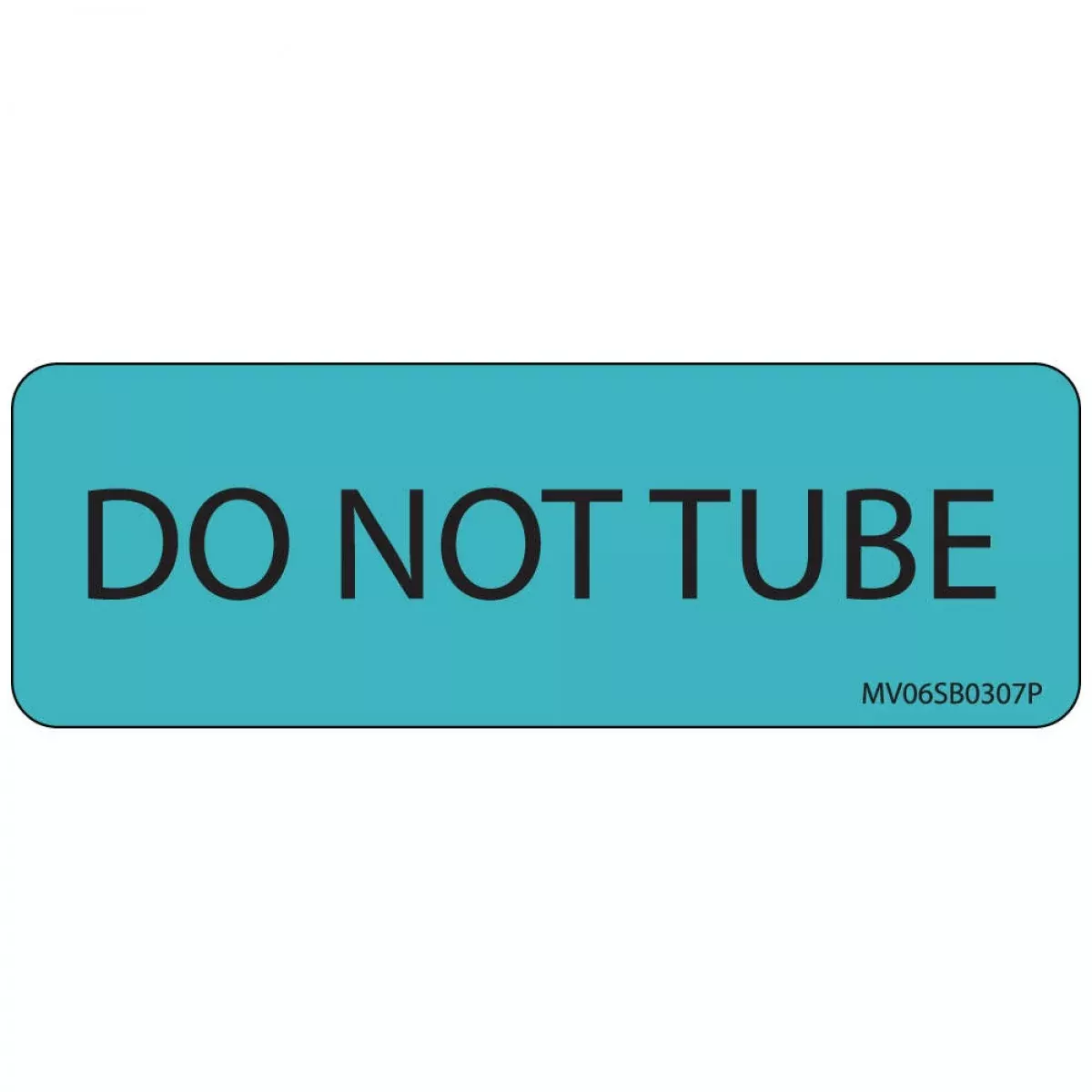 Label Paper Permanent Do Not Tube 1" Core 2 15/16" X 1 Blue 333 Per Roll