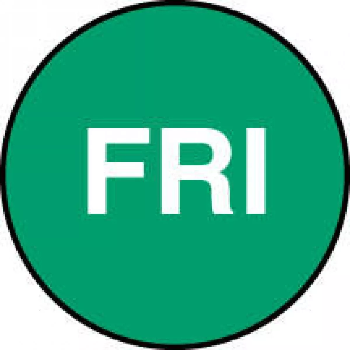 Label Paper Permanent Fri Light Green 1000 Per Roll