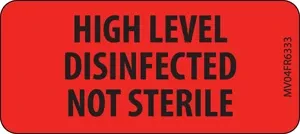 Label Paper Permanent High Level 1" Core 2 1/4" X 1 Fl. Red 420 Per Roll