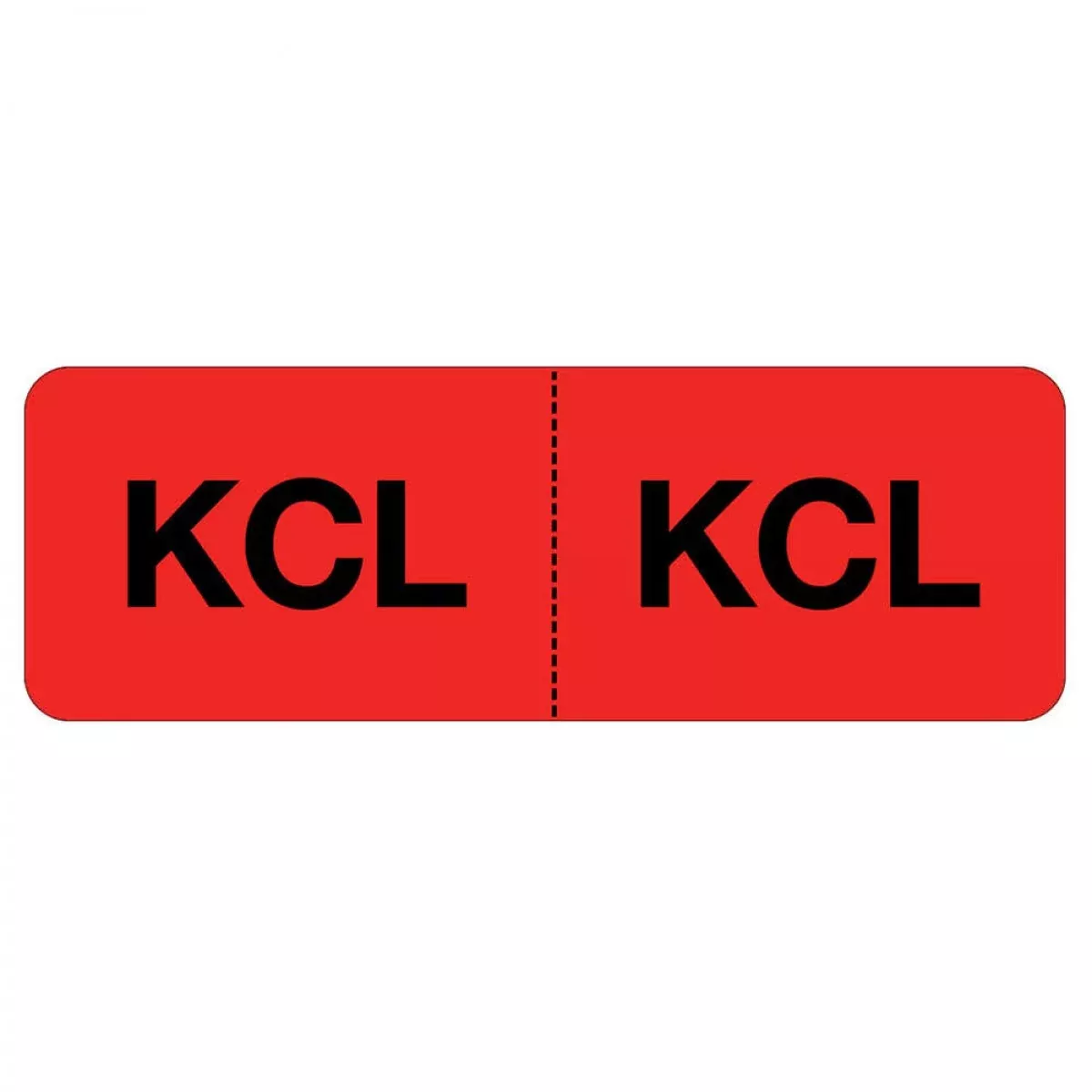 Label Paper Permanent Kcl Kcl 1" Core 2 15/16" X 1 Fl. Red 333 Per Roll