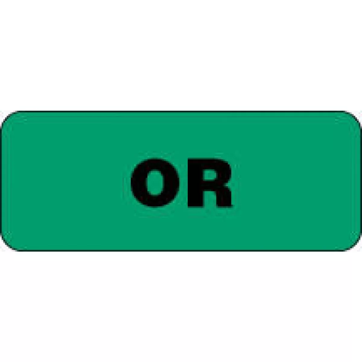 Label Paper Permanent Or 2 1/4" X 7/8" Green 1000 Per Roll