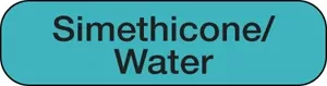 Label Paper Permanent Simethicone/ Water 1" Core 1 7/16" X 3/8" Blue 666 Per Roll