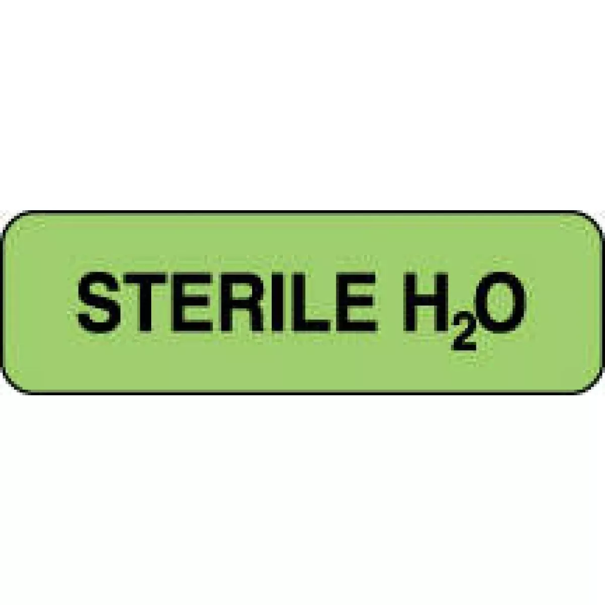 Label Paper Permanent Sterile H20 1 1/4" X 3/8" Fl. Green 1000 Per Roll
