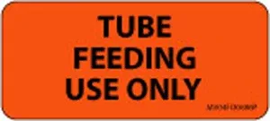 Label Paper Permanent Tube Feeding Use 1" Core 2 1/4" X 1 Fl. Orange 420 Per Roll