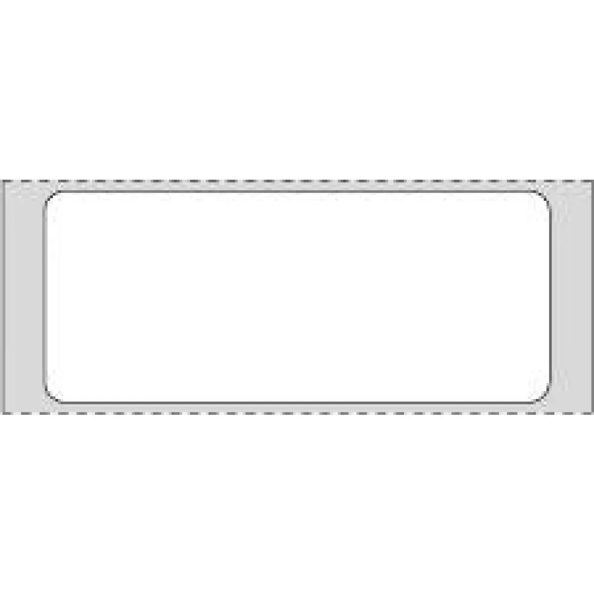 Label Paper Removable 1" Core 3" X 1 1/4" White 1000 Per Roll