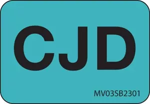 Label Paper Removable Cjd 1" Core 1 7/16" X 1 Blue 666 Per Roll