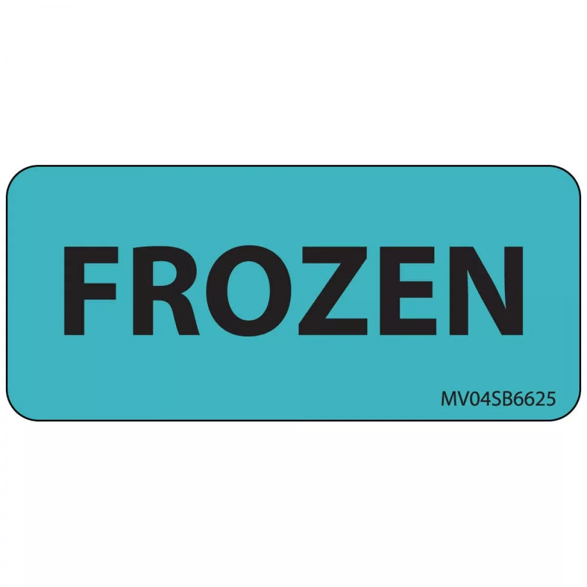 Label Paper Removable Frozen 1" Core 2 1/4" X 1 Blue 420 Per Roll