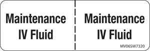 Label Paper Removable Maintenance : 1" Core 2 15/16" X 1 White 333 Per Roll