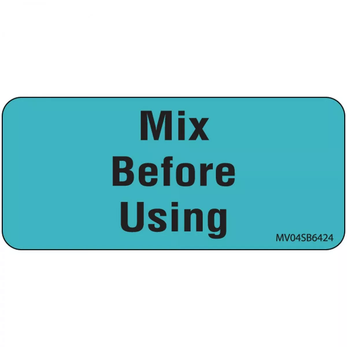 Label Paper Removable Mix Before Using 1" Core 2 1/4" X 1 Blue 420 Per Roll