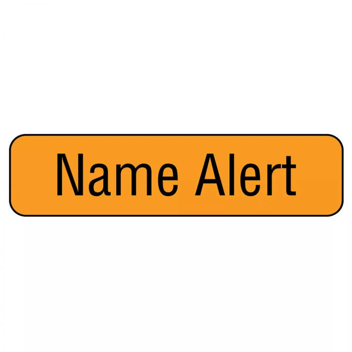 Label Paper Removable Name Alert 1" Core 1 1/4" X 5/16" Fl. Orange 760 Per Roll