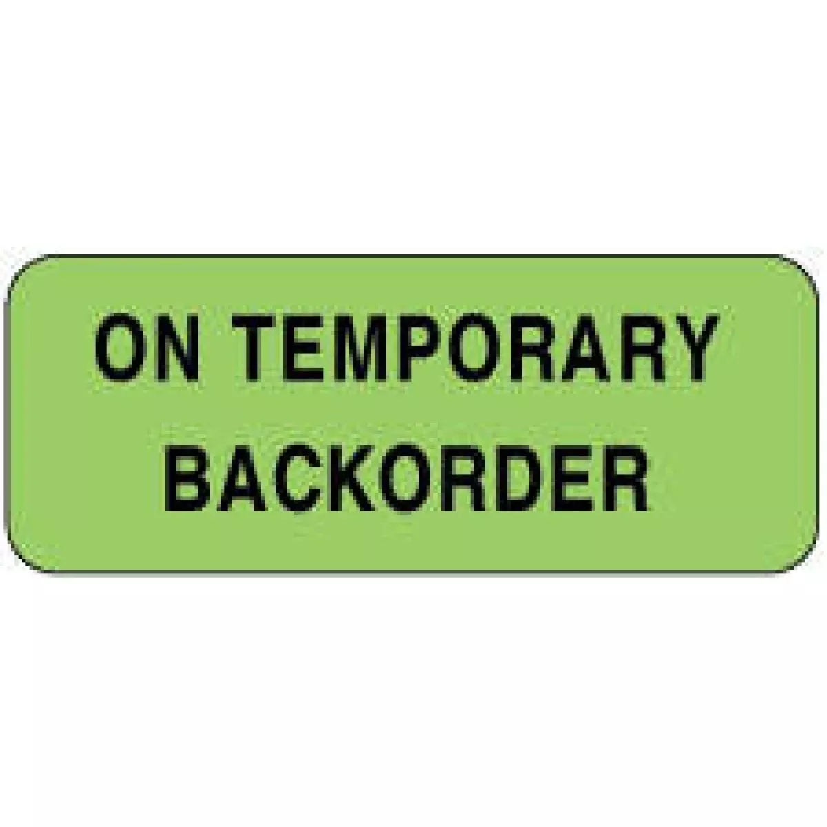 Label Paper Removable On Temporary 2 1/4" X 7/8" Fl. Green 1000 Per Roll