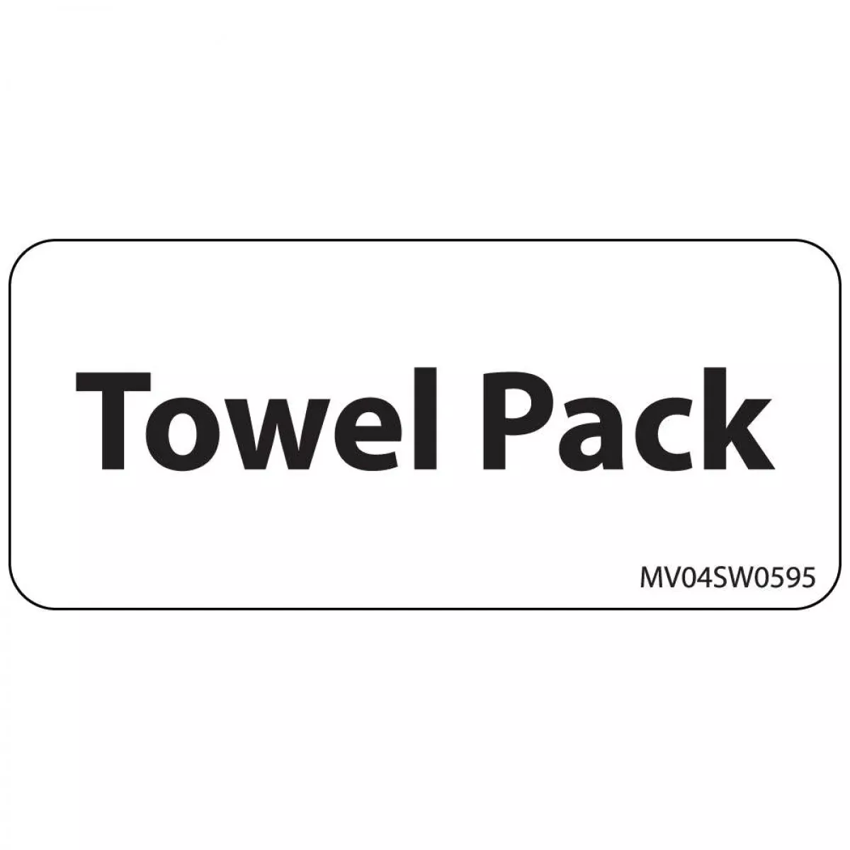 Label Paper Removable Towel Pack 1" Core 2 1/4" X 1 White 420 Per Roll