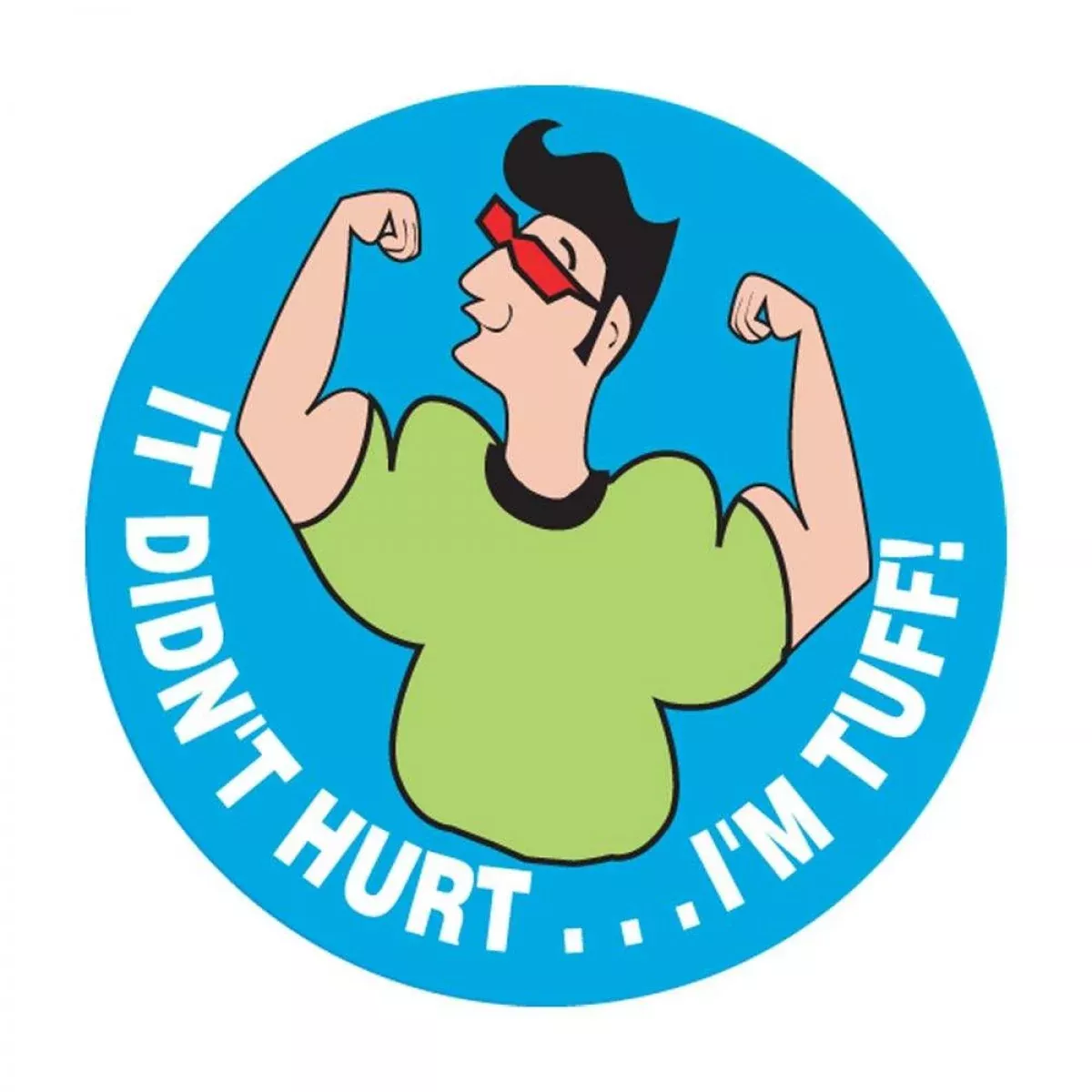Label Pediatric Award Sticker Paper Permanent It Didnt Hurt. Blue 250 Per Roll