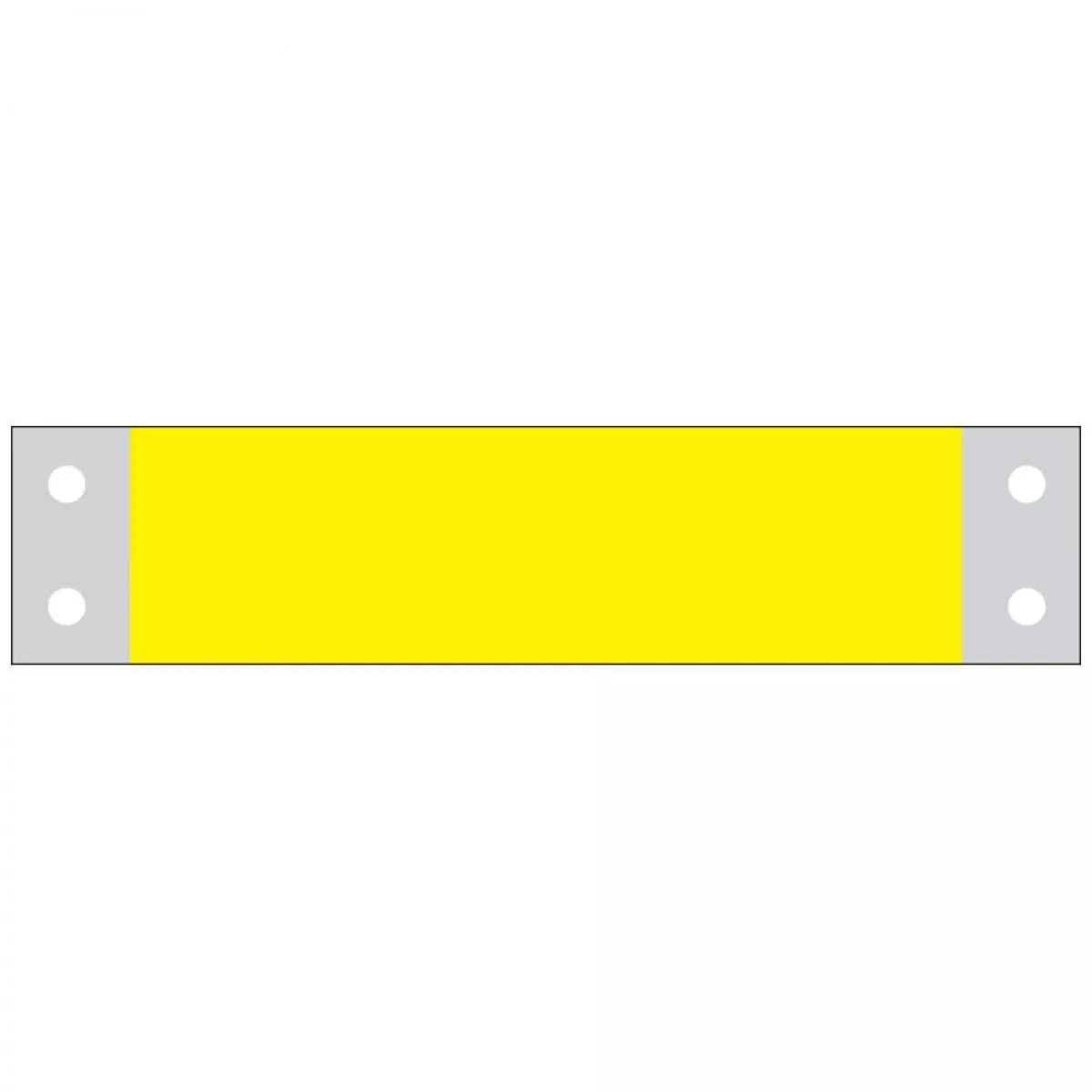 Label Pharmakon Dot Matrix Paper Permanent 3" Core 3 1"/2" X 1 Yellow 2500 Per Roll, 2 Rolls Per Box