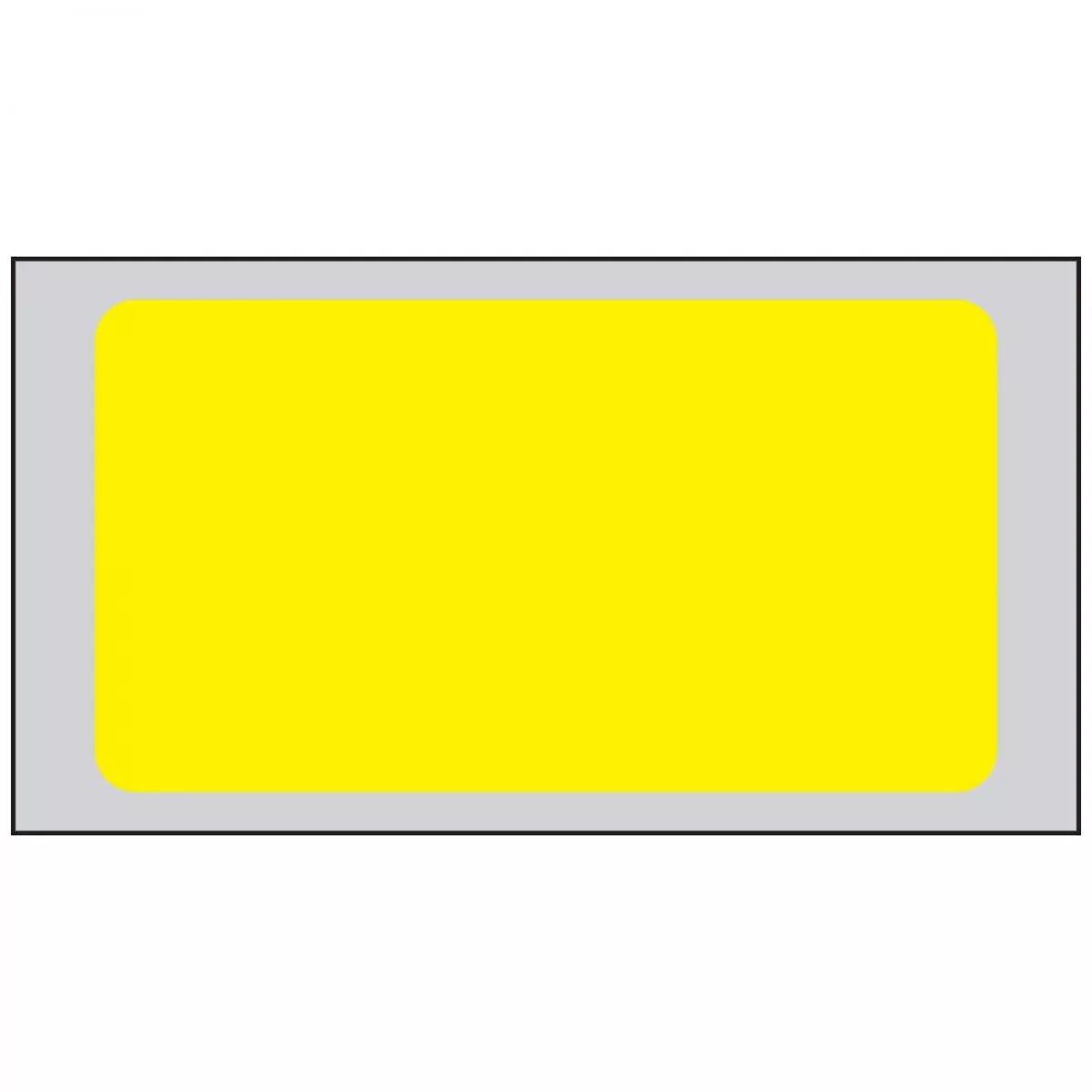 Label Piggyback Paper Permanent 3" Core 1 3/8" X 3/4" Yellow 1000 Per Roll