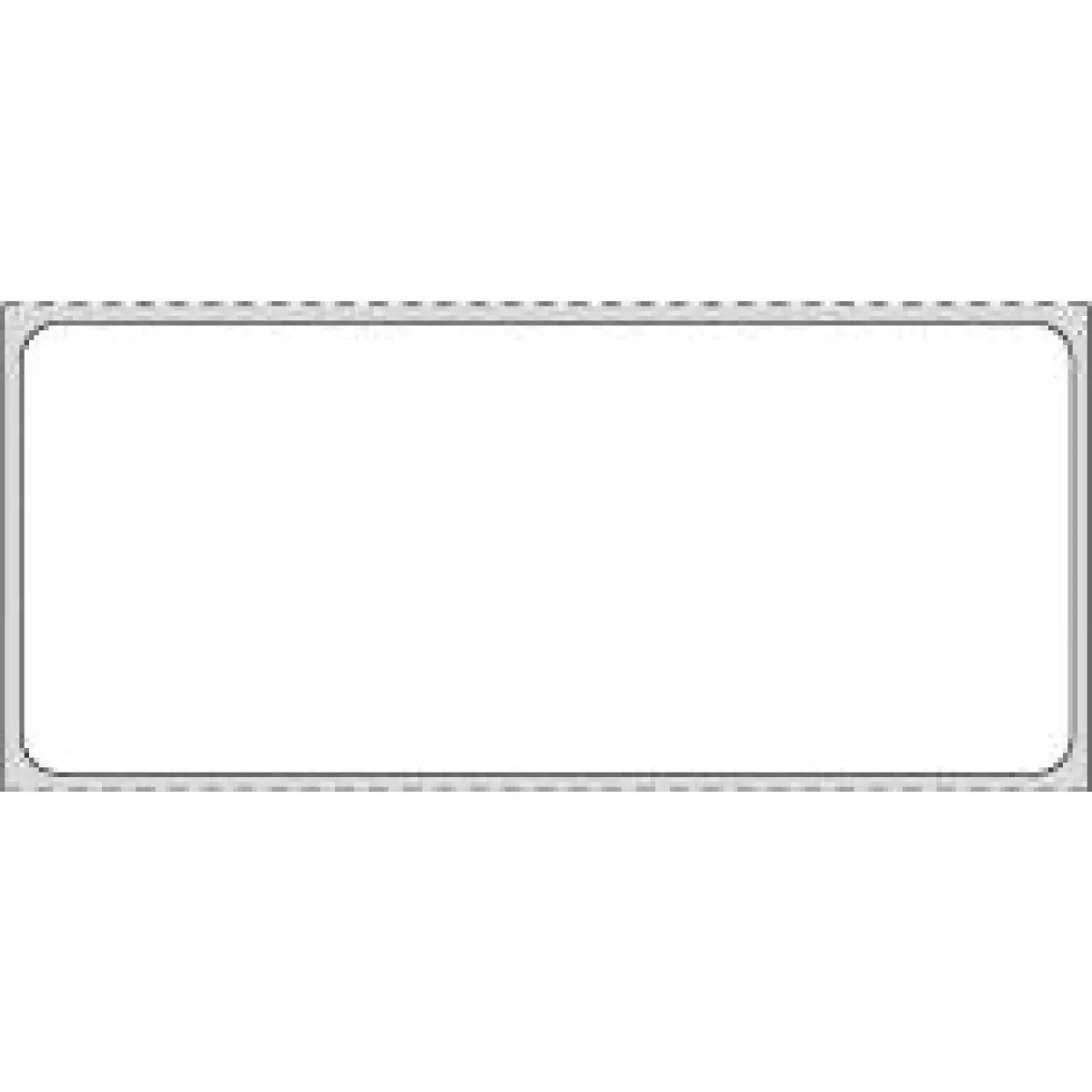 Label Thermal Transfer Paper Permanent 1" Core 3 1/2" X 1 1/2" White 760 Per Roll, 8 Rolls Per Case