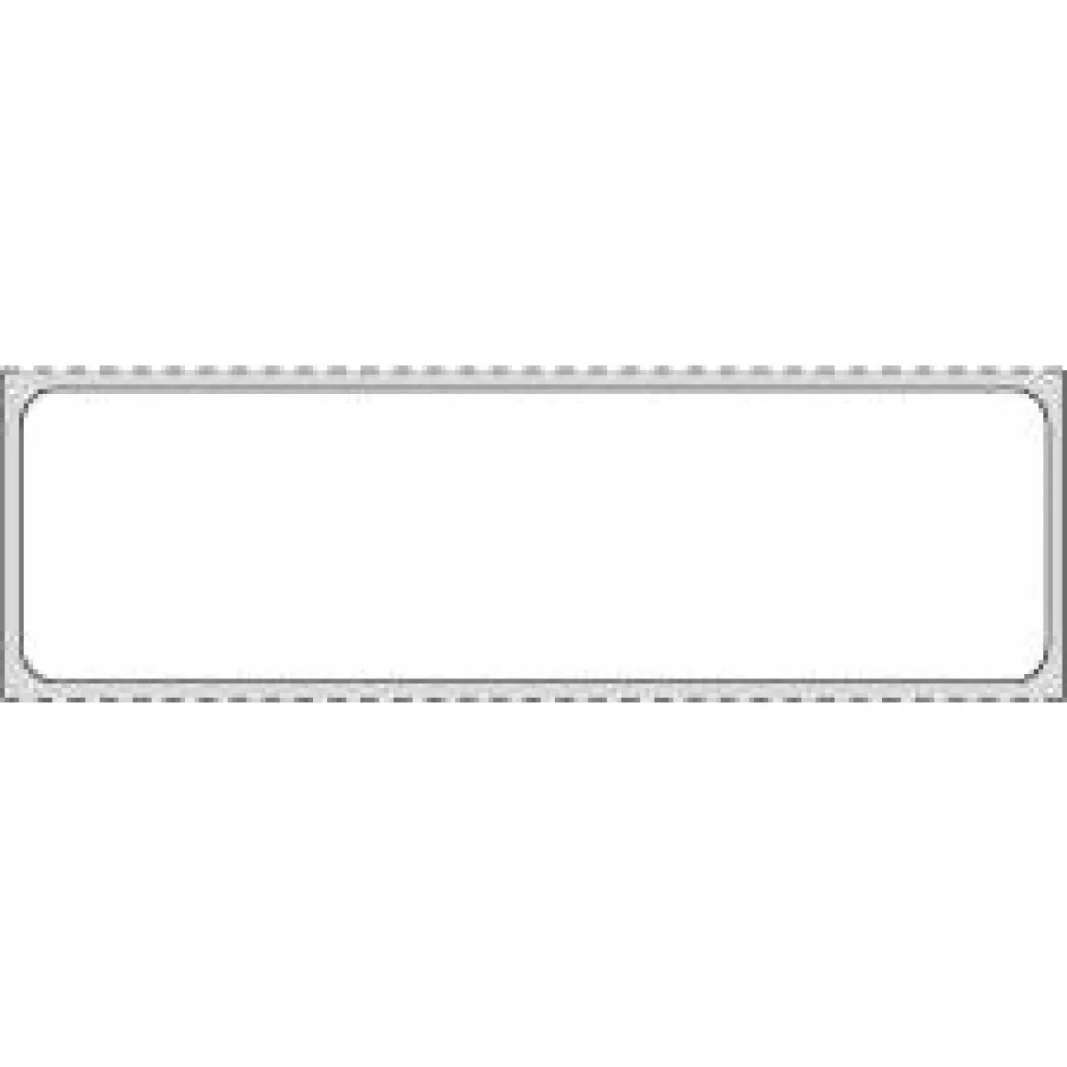 Label Thermal Transfer Paper Permanent 1" Core 3 1/2" X 1 White 1300 Per Roll, 8 Rolls Per Case