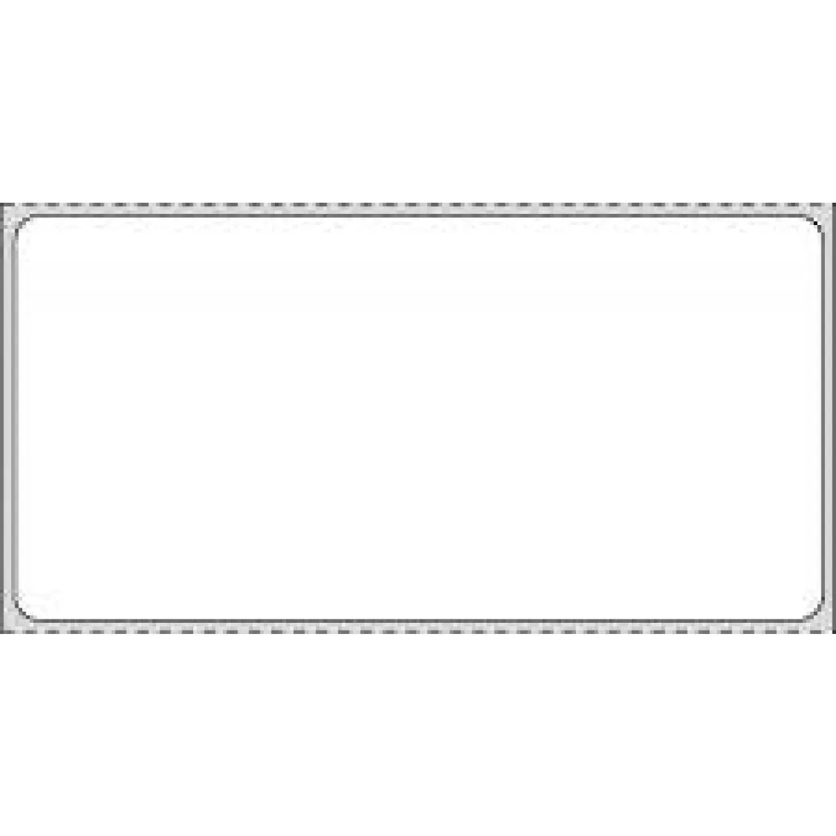 Label Thermal Transfer Paper Permanent 1" Core 4" X 2" White 735 Per Roll, 8 Rolls Per Case