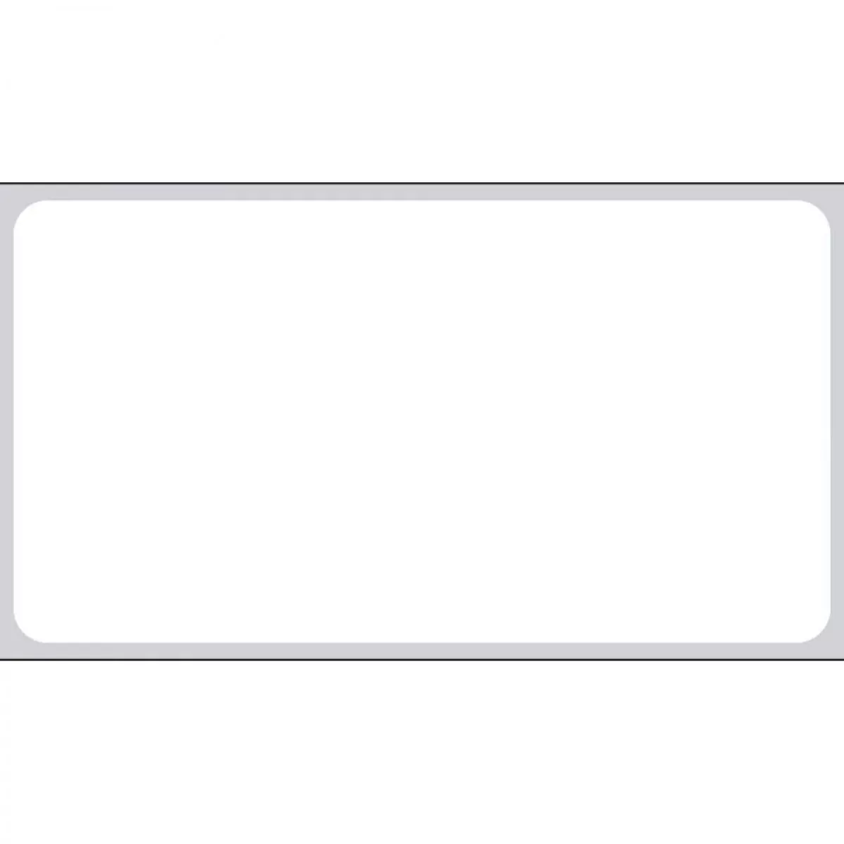Label Thermal Transfer Paper Permanent 3" Core 3 X 1 5/8" White 3000 Per Roll, 3 Rolls Per Box