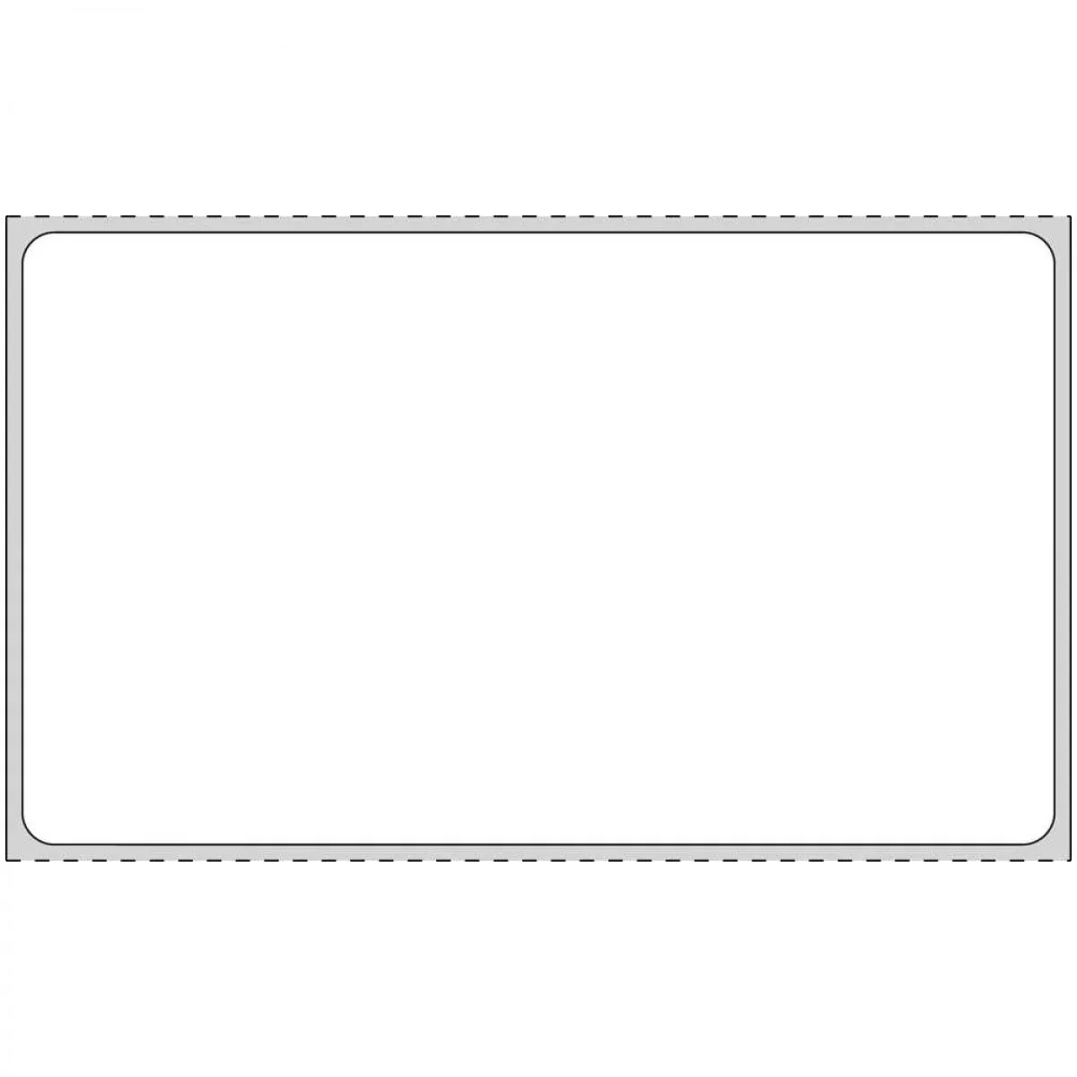 Label Thermal Transfer Paper Permanent 3" Core 4" X 2 3/8" White 2500 Per Roll, 8 Rolls Per Case