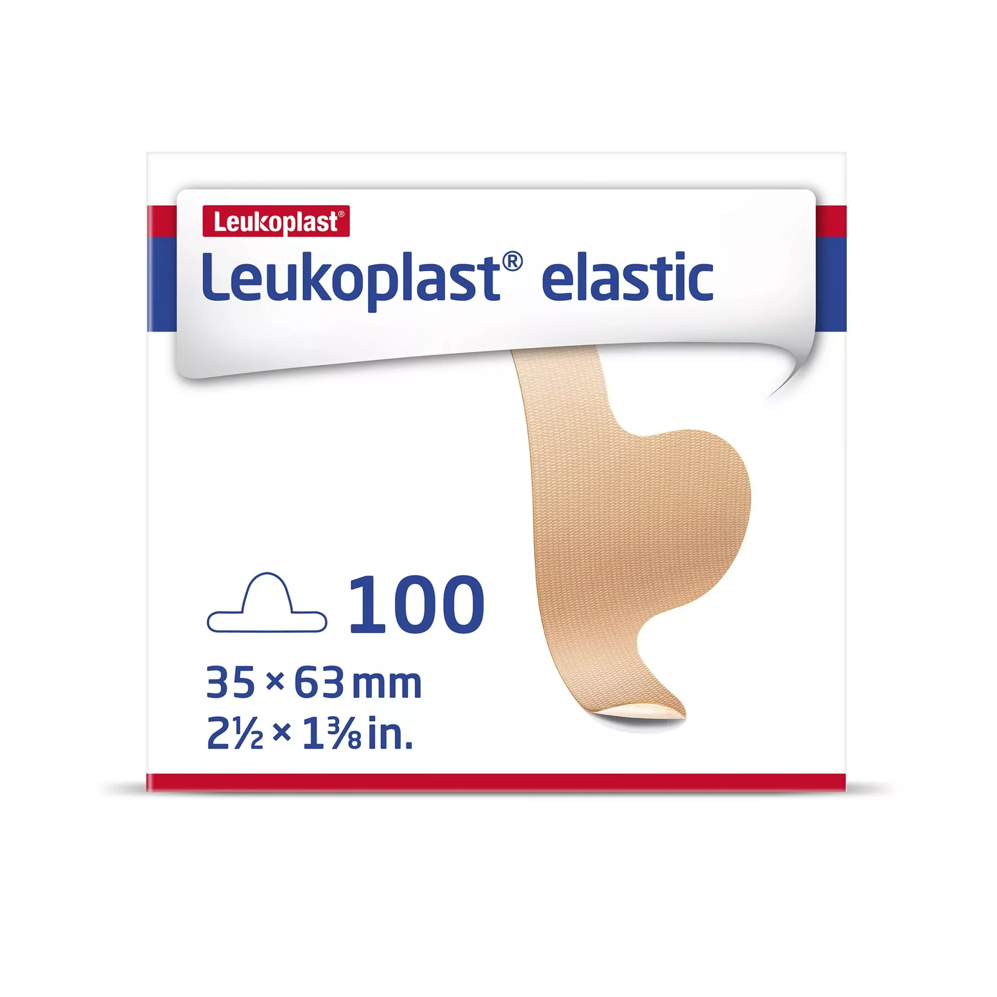 Leukoplast Fabric Adhesive Strip, Toe shield, 1-3/8 x 2-1/2 Inch