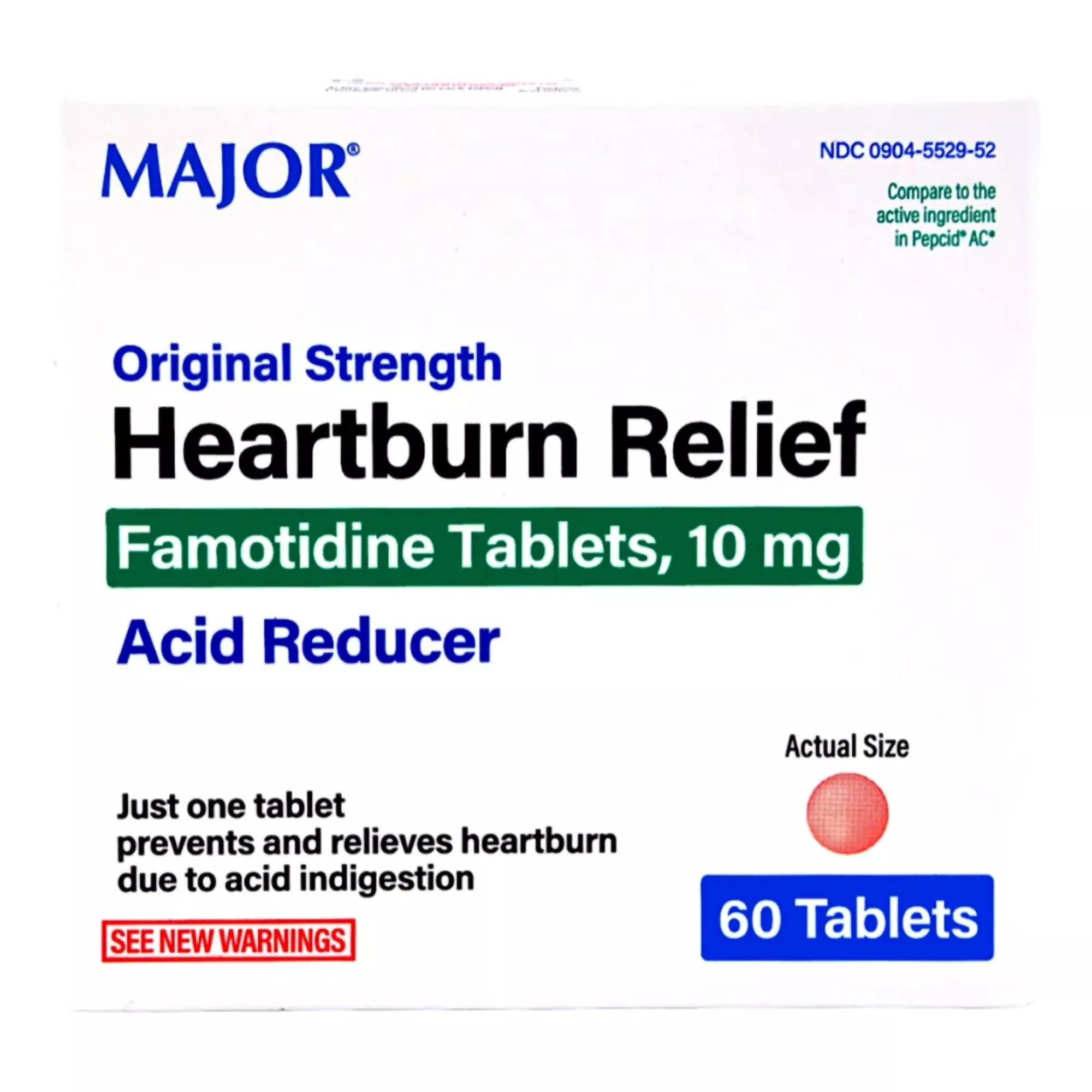 Major Famotidine Antacid
