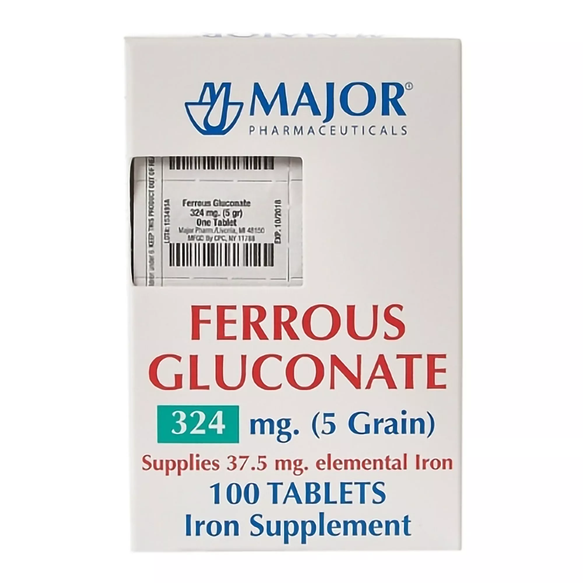 Major Ferrous Gluconate Iron Supplement