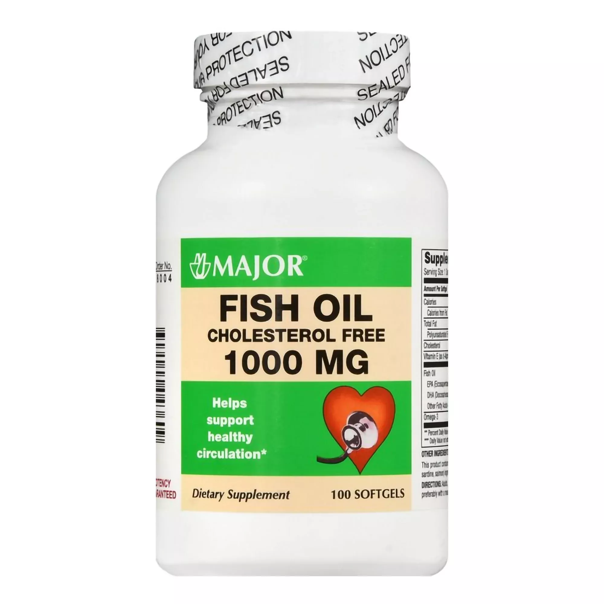 Major Fish Oil Omega 3 Supplement