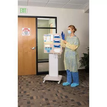 MarketLab Mobile Isolation Station Stand MarketLab Mobile Isolation Station Stand • 19"W x 13.5"D x 59.5"H ,1 Each