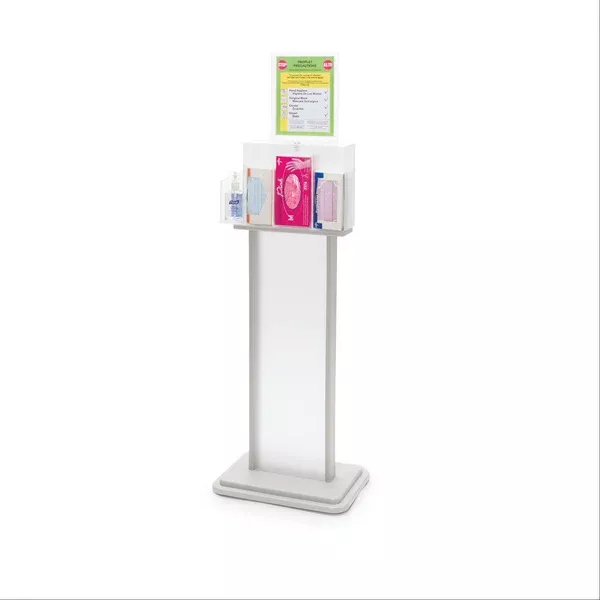 MarketLab Single Lock Mini Isolation Station System Landscape Deluxe Mini Isolation Station Floor System • 19"W x 13.5"D x 56.35"H ,1 Each