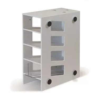 MarketLab Tilted Pipette Rack with Magnetic Mount Tilted and Magnetic Mount Pipette Rack • ABS ,1 Each