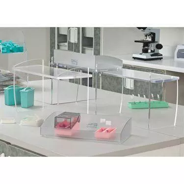 MarketLab Workstation Risers 18"W x 8"D x 10"H Base ,1 Each
