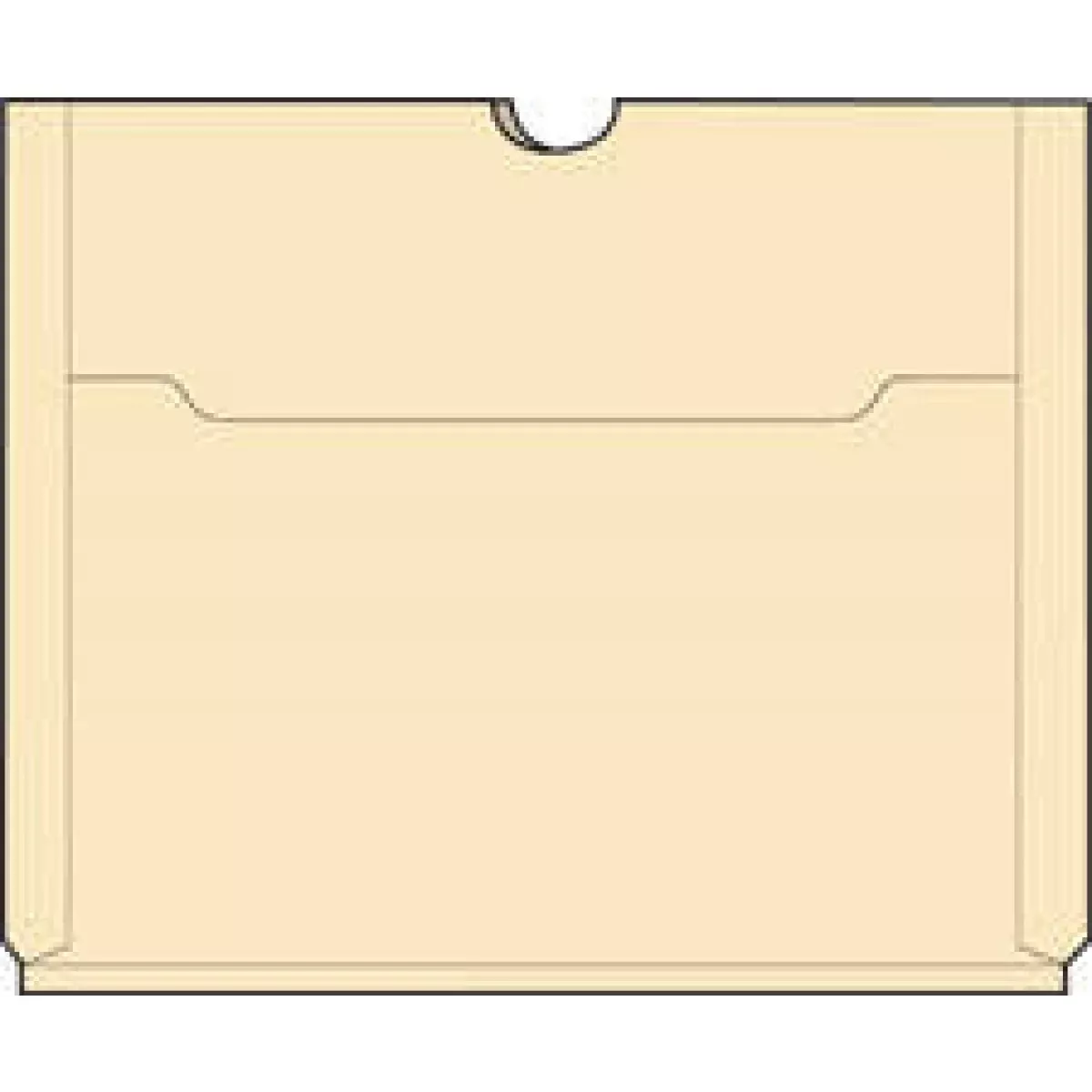 Master Jacket, With Pocket 11Pt Manila No Print 18 1/4" X 14 1/2" - 100 Per Case