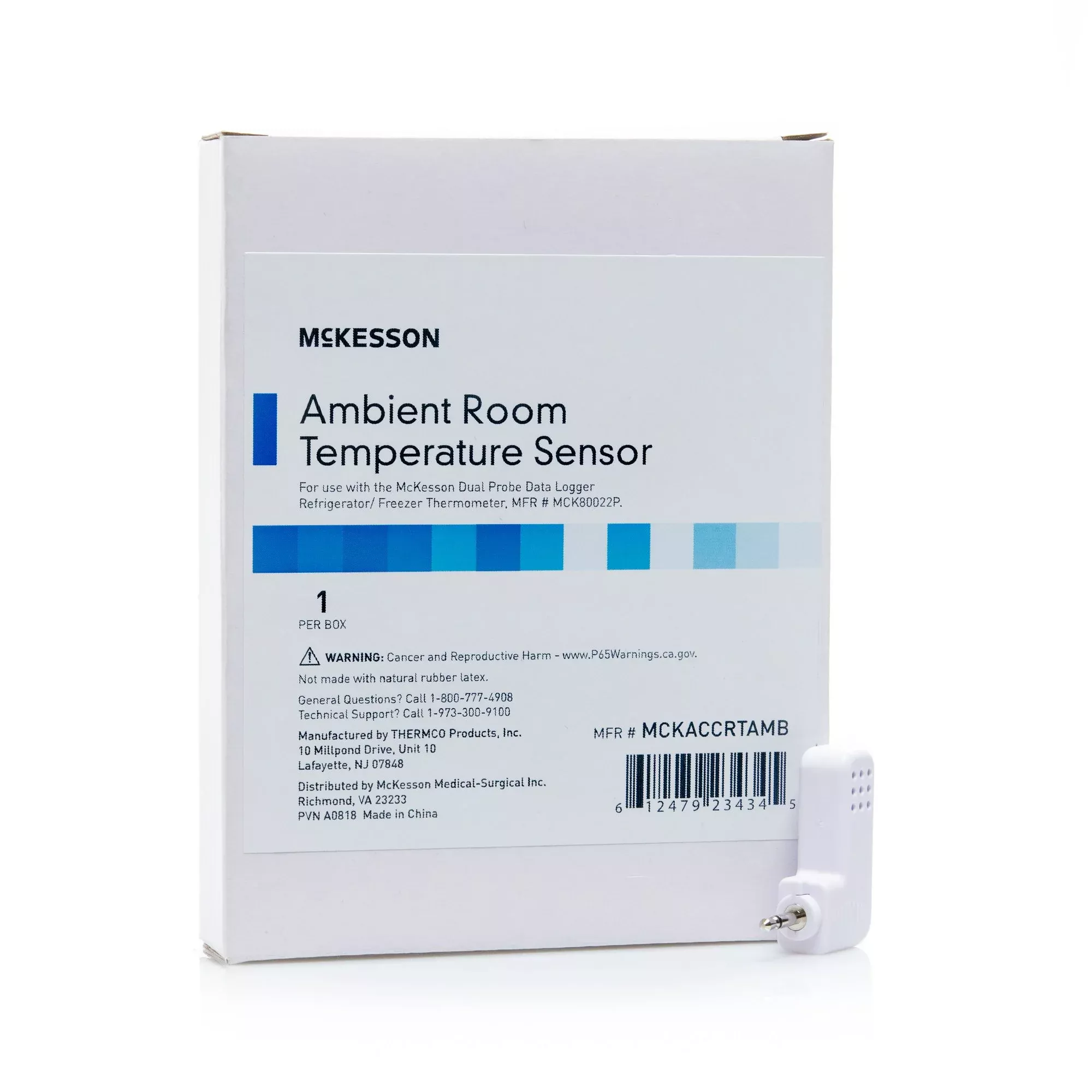 McKesson Ambient Room Temperature Sensor, 32 – 122° F Temperature Range
