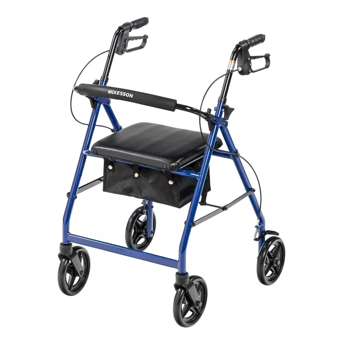 McKesson Blue Four Wheel Rollator