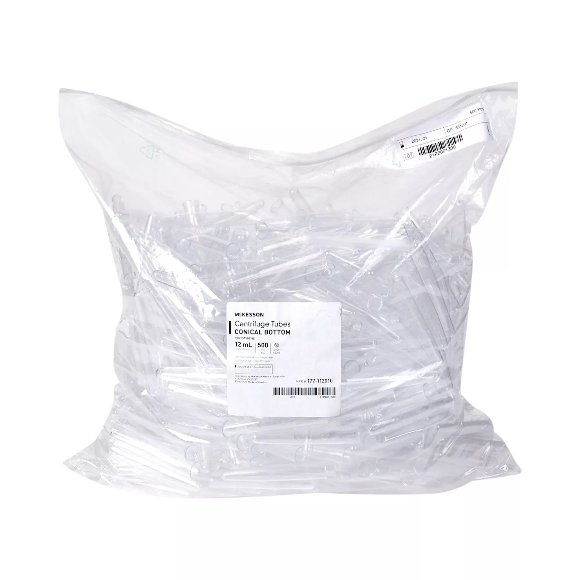 McKesson Centrifuge Tube, 12 mL, 16 x 100 mm