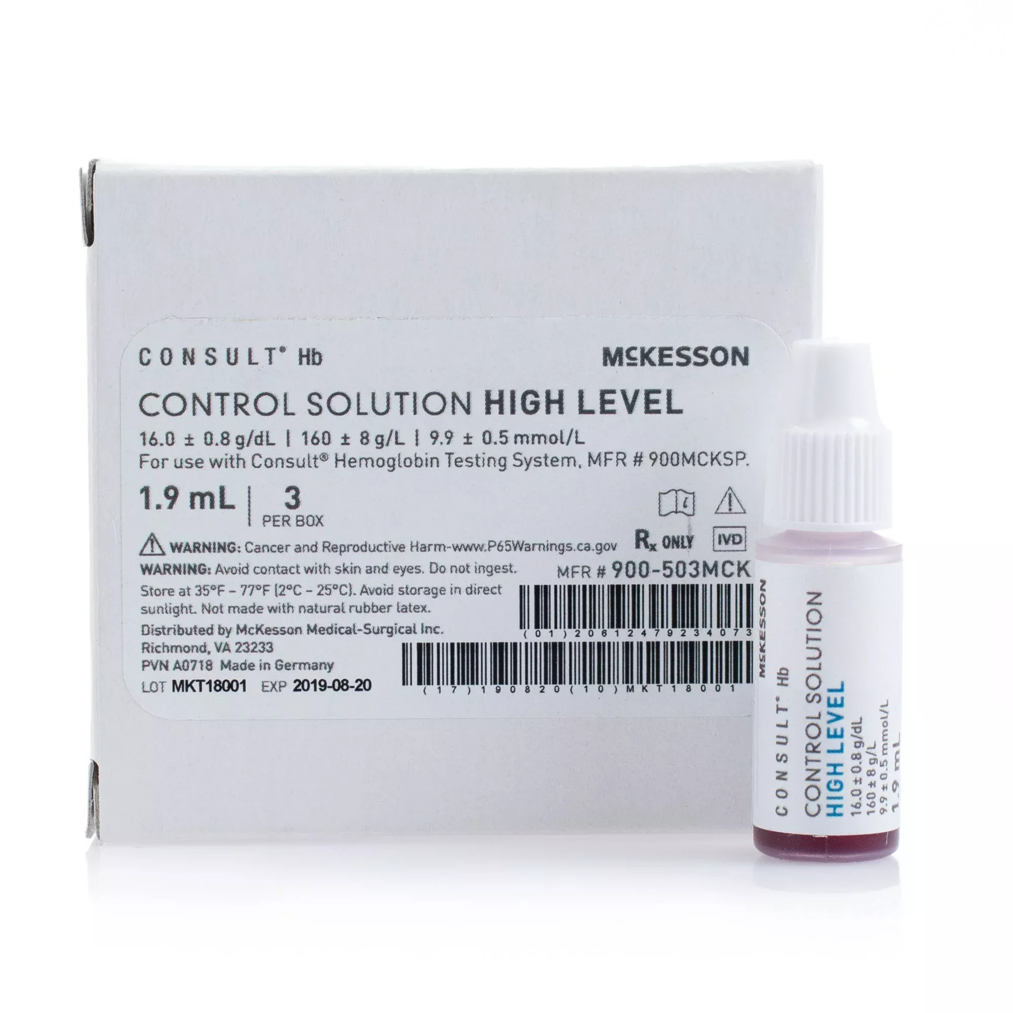 McKesson Consult™ Hb Control, Hemoglobin test