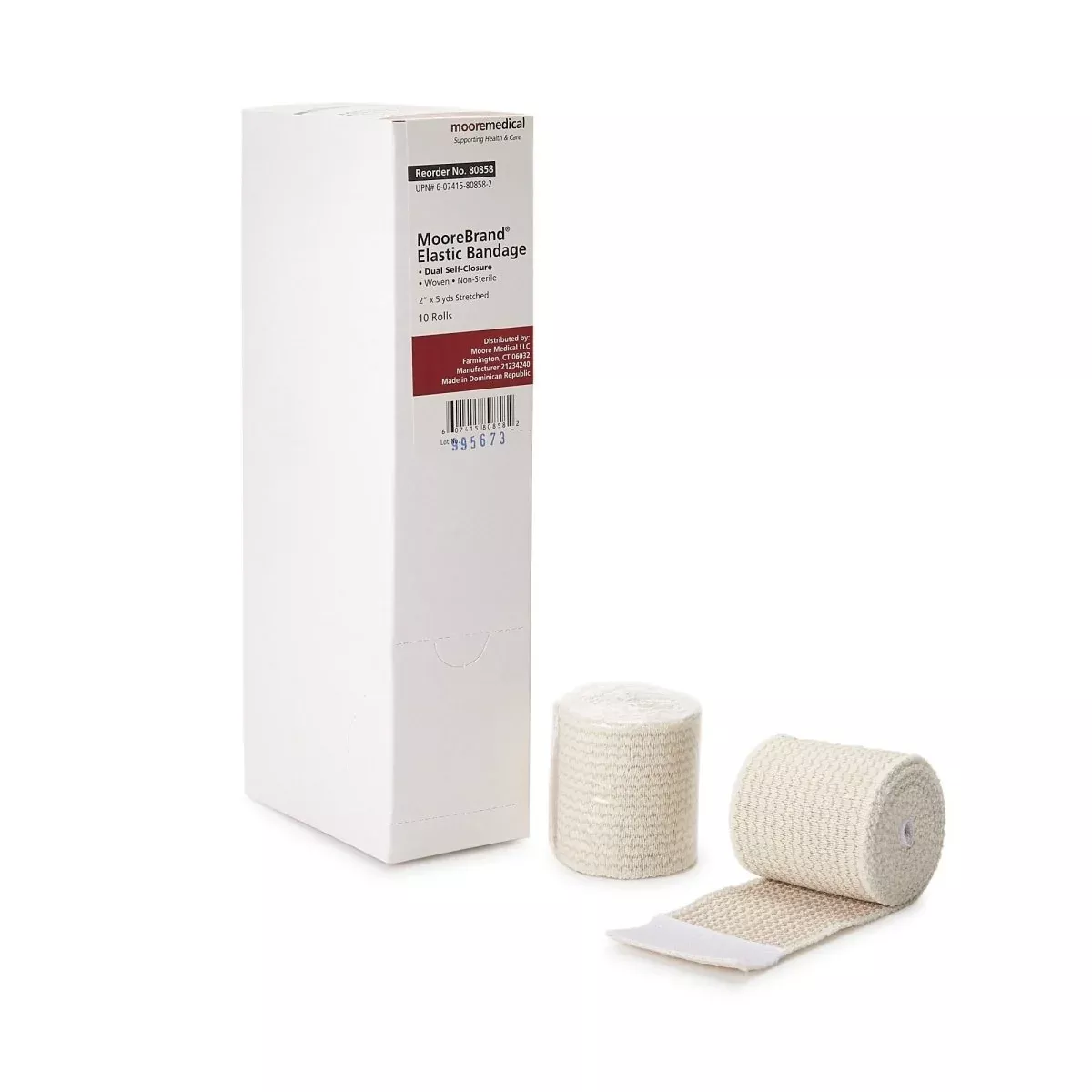McKesson Double Hook And Loop Closure Elastic Bandage