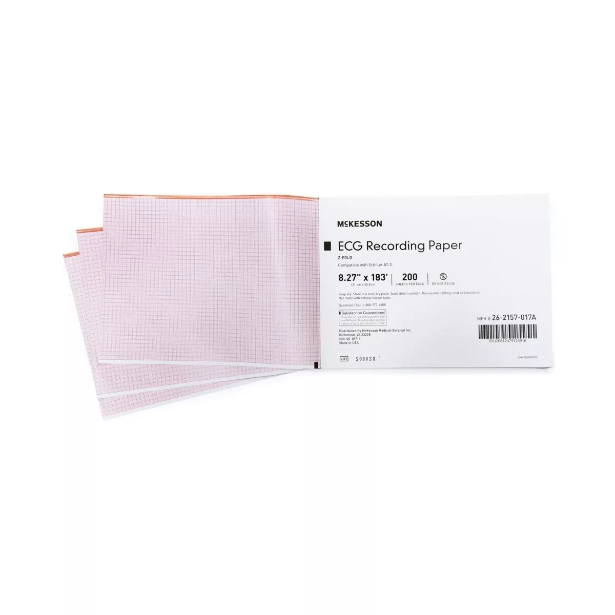 McKesson Ecg Z Fold Recording Paper