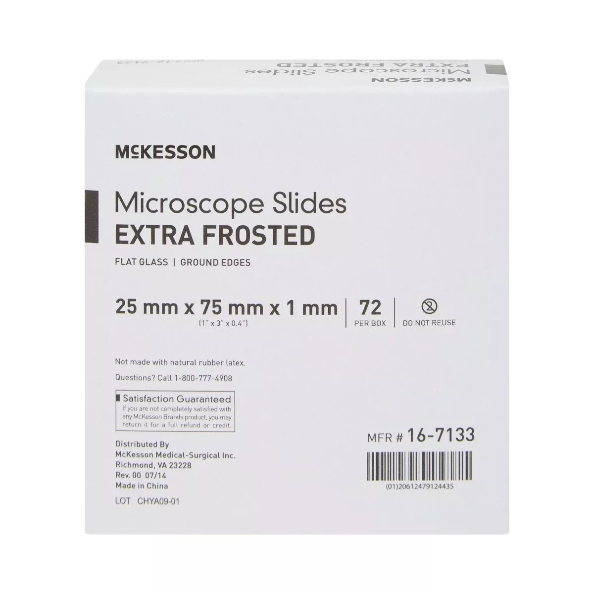 Mckesson Glass Microscope Slide